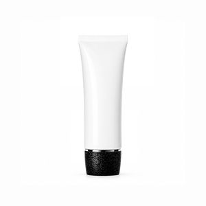 Tubo Exprimible de Plástico Blanco para Cosméticos con Tapa de Rosca para Productos de Belleza, Crema BB, Protector Solar - Product Image 1
