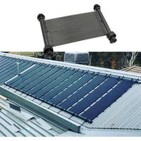 Fabrication en gros collecteurs professionnels panneau chauffé à l'eau piscine sur le toit avec système de contrôleur d'énergie solaire