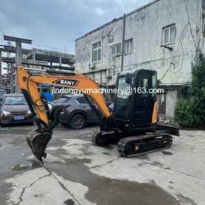 Excavadora Sany de 5 Toneladas SY35U Tipo Oruga con Motor Yanmar para Excavación de Postes de Cercas, Reparación de Tuberías de Alcantarillado y Excavaciones Pequeñas - Product Image 5