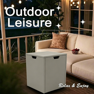 Modern Freestanding Patio Gas Cylinder Cover with Mgo Material Painted Surface for Outdoor Use Portable Design <b>Fire</b> <b>Pits</b> Tank - Product Image 2