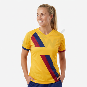 Uniforme Deportivo de Fútbol Unisex, Cuello Redondo, Tejido Seco, Color Liso, Personalizable para Equipos, Modelo Hawk HM-5408 - Product Image 4