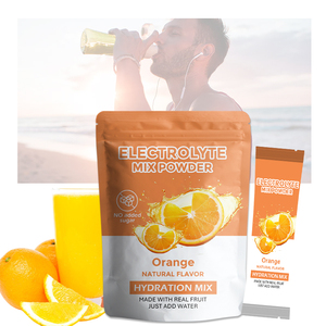 Mélange de poudre <span class=keywords><strong>d</strong></span>'électrolytes Keto au goût <span class=keywords><strong>d</strong></span>'<span class=keywords><strong>orange</strong></span> douce et acidulée, sel de potassium, poudre <span class=keywords><strong>d</strong></span>'hydratation sans sucre - Product Image 1