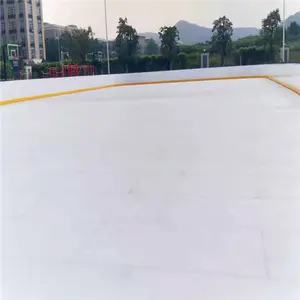 מכירה חמה לוח פלסטיק סינתטי קו החלקה על קרח לפאנל הוקי קרח
