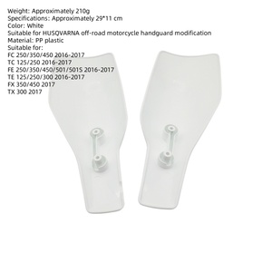 Convient aux motos tout-terrain <span class=keywords><strong>KTM</strong></span> Husqvarna <span class=keywords><strong>Enduro</strong></span> FC, TC, FE, TE Modification d'accessoires, protège-mains blanc pour pare-brise - Product Image 4