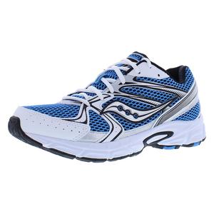 Saucony Ride Millennium Zapatos para caminar unisex, parte superior de malla blanca Diva Blue, ajuste ligero y cómodo - Product Image 5