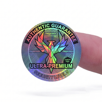 Autocollant holographique 3D de sécurité anti-contrefaçon de haute qualité avec impression de logo personnalisé