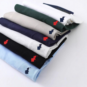 <span class=keywords><strong>Camiseta</strong></span> Casual de Manga Corta <span class=keywords><strong>con</strong></span> <span class=keywords><strong>Cuello</strong></span> Redondo y Logotipo de Caballo Pequeño, de Algodón Puro, Ajustada al Cuerpo, para <span class=keywords><strong>Hombre</strong></span>, Verano, Bordada, Absorbente de Humedad - Product Image 3