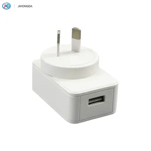 5V 1A 8W AU spina mini adattatore di alimentazione bianco us jp kr ar au caricatore standard per purificatore d'aria/fotocamera/spazzatrice/telefono/mini ventilatore