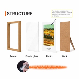 Ensemble de cadres <span class=keywords><strong>photo</strong></span> en MDF personnalisés à fixer au mur, cadres de décoration murale, cadres de <span class=keywords><strong>collage</strong></span> de galerie avec passe-partout pour salon et chambre à coucher - Product Image 2