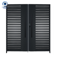 Puerta Plegable de Suspensión Abierta para Patio, Venta al por Mayor de Fábrica Prima, Nuevo Modelo, Conjunto de Puerta para Patio, Valla de Entrada para Patio, Aluminio