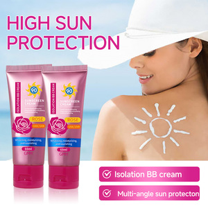 Crème BB écran solaire GMH 60ml Rose, blanchissante, hydratante, isolante pour tous types de peaux - Product Image 4