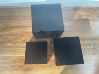 Présentoir de nourriture en acrylique blanc de qualité supérieure Cubes de rehausseurs de buffet modernes Style contemporain écologique