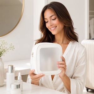 Wholesale Custom <b>Clear</b> Window Cosmetic <b>Bag</b> Travel Makeup <b>Toiletry</b> Organizer for Skincare Beauty Essentials Supplier - Product Image 6