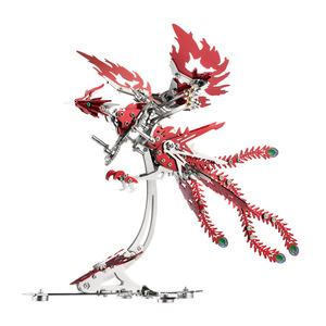 <span class=keywords><strong>Puzzle</strong></span> <span class=keywords><strong>3D</strong></span> <span class=keywords><strong>mécanique</strong></span> en <span class=keywords><strong>métal</strong></span> Phénix à assembler soi-même, éducatif, haute difficulté, 358 pièces, cadeau créatif, jouet, décorations de table originales - Product Image 1