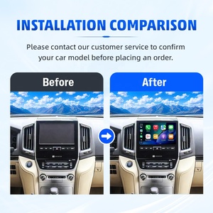 กล่องมัลติมีเดียสำหรับ Toyota Land Cruiser 200 2016-2021 YouTube 8 + 128G Android CarPlay <span class=keywords><strong>Video</strong></span> Interface MODULE อัพเกรดหน้าจอ OEM - Product Image 5