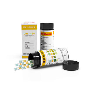 Bandelettes de test <span class=keywords><strong>urinaire</strong></span> URS-4SG, 100 bandelettes, <span class=keywords><strong>glucose</strong></span>, pH, densité, protéines, pour usage professionnel - Product Image 2