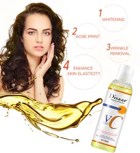 Pure Natural Face Body Care Vitamina C Aceite aclarador mujeres Blanqueamiento Hidratante Body Essential Oil 100ml