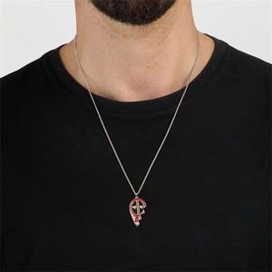 Collana con Ciondolo <span class=keywords><strong>Deadpool</strong></span> e Wolverine 3 James Ryan Reynolds 2024, Gioielli Choker, Collana Wolverine 3 - Product Image 4