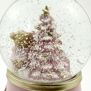 Globo di Neve Musicale con Orsacchiotto Rosa - Regalo Preferito dai Bambini <span class=keywords><strong>per</strong></span> Capodanno, Globo d'Acqua con Carillon - Globo di Neve Natalizio - Product Image 5