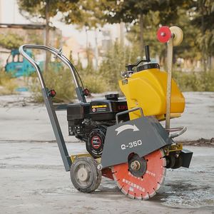 Machine à découper le béton 7HP avec moteur à essence et mini-coupeur de sol en béton pour petites constructions - Product Image 2