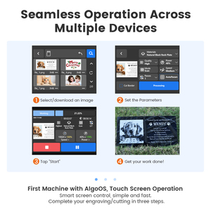 Máy in Laser máy 3D Mini 30000 mm/phút in nhanh cho da Acrylic đá gỗ Key kim loại Máy in laser - Product Image 3