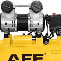 Compresseur d'air sans huile personnalisé avec logo, 25L, 110V/60HZ, 1.5HP, en cuivre, capacité d'air 110L/MIN