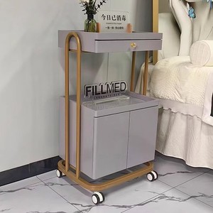Hot Sale Beauty Bar Multi-functional ABS Beauty Rack Spa White Gray Beauty Equipment <b>Trolley</b> - Product Image 6
