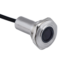 Interruptor de sensor de acero inoxidable de 19MM, 22mm, 25MM, 30MM, no necesita Interruptor táctil, Sensor sin contacto, luz LED de punto, ELD22D10BYSS