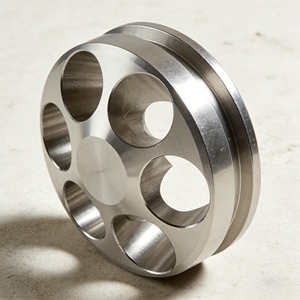 Bride de sortie CNC personnalisée - Composants haute performance forgés en alliage d'aluminium/acier inoxydable, approuvés ISO9001, usinés par électroérosion à fil et perçage - Product Image 3