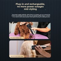 Nouvelle tondeuse électrique professionnelle transfrontalière pour animaux de compagnie et toilettage pour chiens en ABS, modèle 8100, fabriquée en Chine