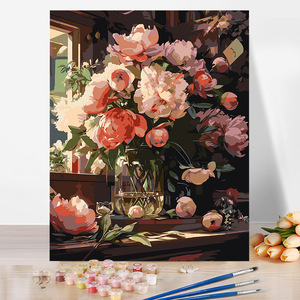 Mintura Tùy Chỉnh DIY Hiện Đại Ảnh In <span class=keywords><strong>Canvas</strong></span> Chân Dung 24/36 Màu Sắc Sơn Dầu Số Hình Ảnh Cho Gia Đình & Trẻ Em - Product Image 1
