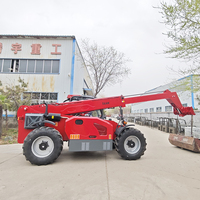 Rated Load 3 Ton Lift Height 8m Telescopic Forklift TLT30-8 Telescopic Handler Telehandler With Multiple Attachments
