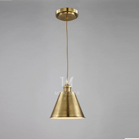 Suspension à hauteur réglable tout en cuivre VH Nordic Design pour l'intérieur des cafés, des bars et des halls d'entrée Lustres d'éclairage décoratif