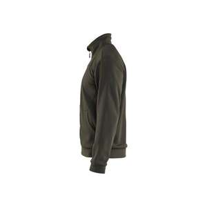 BLAKLADER - 336225264599XXXL Sudadera con cremallera completa Verde Oliva oscuro/Negro-EAN 7330509550625 WORK HOODIES - Product Image 4