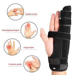 Boxer Finger <strong>Splint</strong> Supports Pinky Ring Middle <strong>Metacarpals</strong> and Knuckles Right or Left Adjustable Hand Brace Straightening - Product Image 5