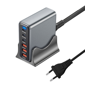 435W gan công suất cao Máy tính để bàn Trạm Sạc đa chức năng sạc USB-C 6-Port PD Sạc Adapter xu hướng sản phẩm 2025 - Product Image 6
