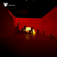 Projecteur interactif 3D Premium 360 °   Théâtre immersif mural à courbe AR en dôme circulaire