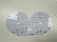 Plaque de circuit imprimé (PCB) pour downlight LED RGB 2835 SMD 9W OEM ODM, base en aluminium multicolore, épaisseur de cuivre 15-35µm, finition de surface HASL acceptée