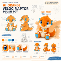Boneka Plush AI ODM Kustom XDT Isi Kapas PP Ukuran Dapat Disesuaikan 11-30cm Kain Poliester Hadiah Ulang Tahun