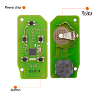 Xhorse XSLR01EN Xhorse VVDI XSLR01EN Clé Intelligente XM38 Land Rover 5 Boutons Anglais Compatible avec VVDI Key Tool Max Pro 1 pièce/lot
