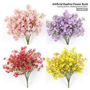 Arreglo floral de ramas densas estilo cabaña, accesorio de decoración para fotos, exhibición en boutiques, eventos y fiestas, arbusto de flores de daphne - Product Image 1