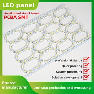 แผงวงจรไฟ LED 1W-20W PCBA รูปทรงสี่เหลี่ยมและวงกลม อลูมิเนียม PCB 12V 24V 220V AC DC สำหรับหลอดไฟ โมดูลไฟ - Product Image 2