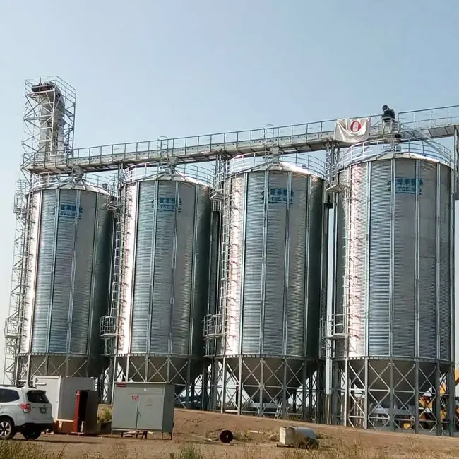 Tahıl galvanizli çelik silo üreticileri tahıl silosu
