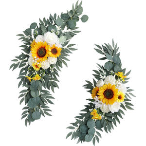 Fleur <span class=keywords><strong>d</strong></span>'angle de signe <span class=keywords><strong>d</strong></span>'eau <span class=keywords><strong>d</strong></span>'<span class=keywords><strong>arche</strong></span> de mariage de tournesol artificiel pour la <span class=keywords><strong>d</strong></span>écoration de fond pour le <span class=keywords><strong>magasin</strong></span> <span class=keywords><strong>d</strong></span>'<span class=keywords><strong>usine</strong></span> <span class=keywords><strong>d</strong></span>'exportation - Product Image 5