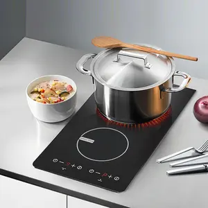Châu Âu Hot Bán thiết bị nhà bếp công suất cao 3400 Wát Tabletop và được xây dựng trong thiết kế đôi cảm ứng đung