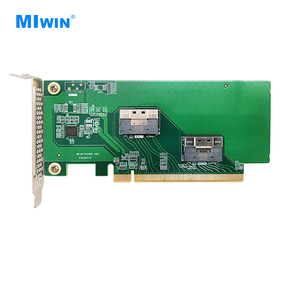 Pcie4.0 X16 Để 2 * SFF-8654x8 Chuyển Đổi Thẻ Trực Tiếp Đính Kèm <span class=keywords><strong>Riser</strong></span> Thẻ Cho GPU Mở Rộng Ván Chân Tường - Product Image 4