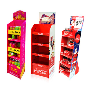 Giá để trưng bày sản phẩm bằng giấy carton sóng, dạng pop-up, dành cho cửa hàng bán lẻ, đồ uống, thực phẩm, kẹo, siêu thị - Product Image 4