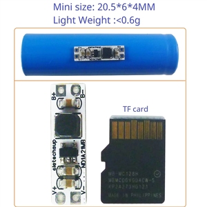 Placa Mini UPS ND1A21MB con Puerto Compartido de Entrada/Salida de 5V, Carga y Descarga de Batería de Litio de 3.7V 4.2V para Arduino ESP32 PI <span class=keywords><strong>8266</strong></span> <span class=keywords><strong>MCU</strong></span> - Product Image 3