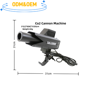 Canon à <span class=keywords><strong>CO2</strong></span> métallique pour ambiance scénique - Dispositif à effet <span class=keywords><strong>de</strong></span> jet monté sur clip avec une hauteur <span class=keywords><strong>de</strong></span> pulvérisation <span class=keywords><strong>de</strong></span> 8 à 10 m pour les événements en direct et les célébrations - Product Image 4
