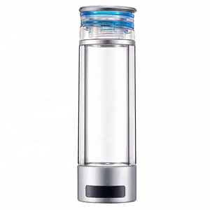 El nuevo generador de agua de hidrógeno de 350 ml por encima de la botella de agua ionizador IP67 grado impermeable 5000ppb contenido de hidrógeno